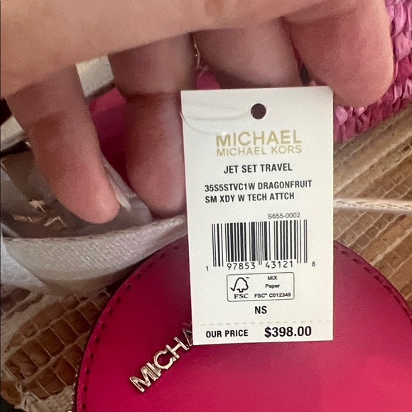 Michael Kors Pink and Cream Ombre Crossbody Bag - Picture 10 of 16